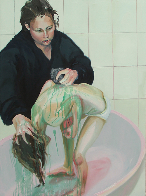 green girl, 2009, 120x90cm